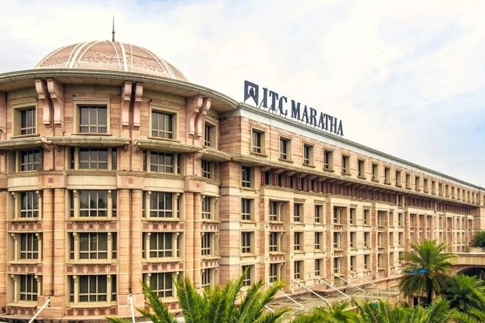 ITC Maratha Mumbai luxury wedding venue exterior near the international airport