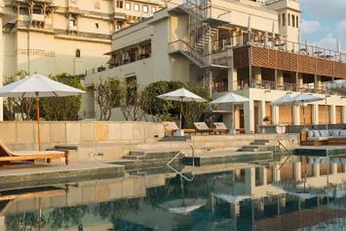 Destination wedding film shot at RAAS Devigarh, a heritage fort venue near Udaipur