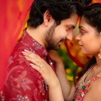srija-lohith-couple-under-red-drape