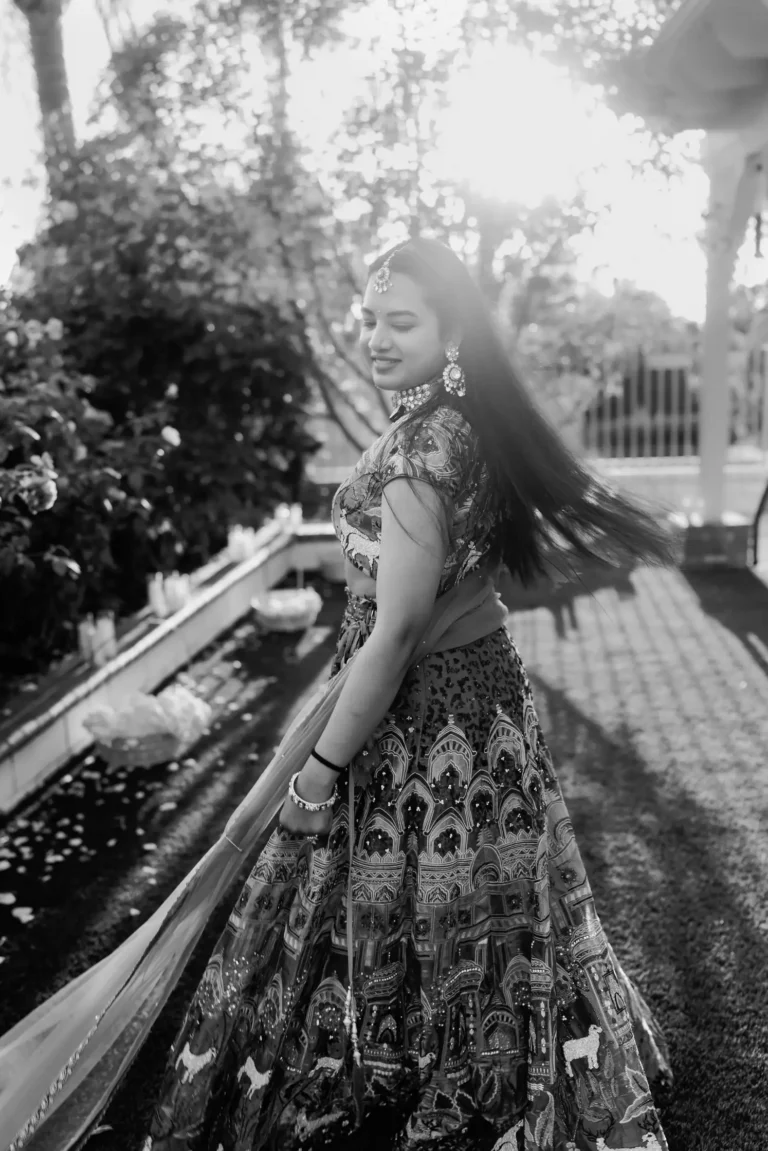 Bride sangeet photo in LA